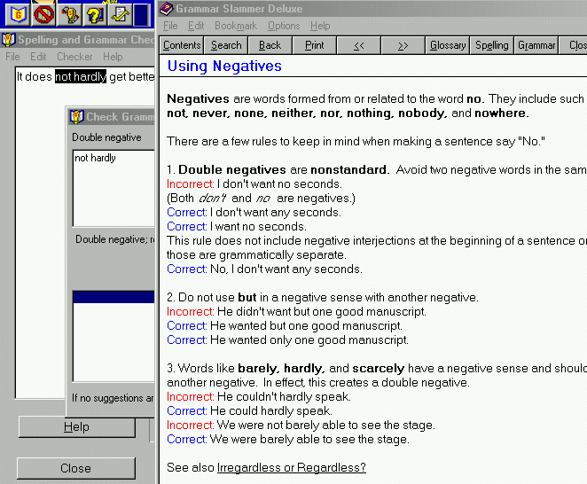 Grammar Slammer with Checkers 4.2 screenshot